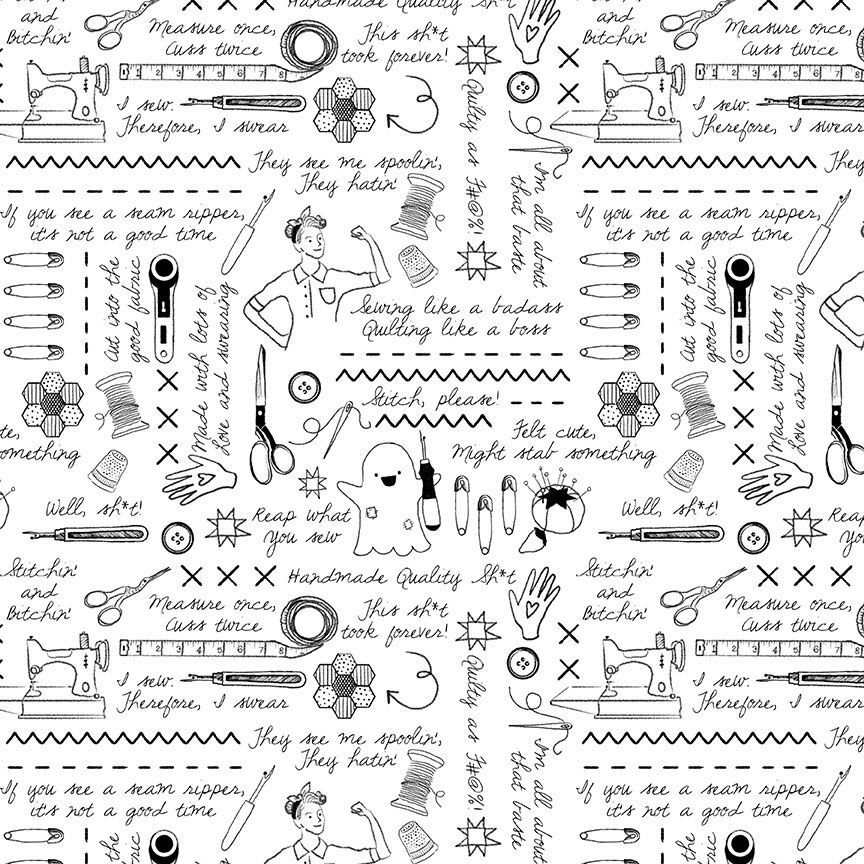 SWEARY STITCHING - 108-Inch Wide Backing Fabric (1 yard)
