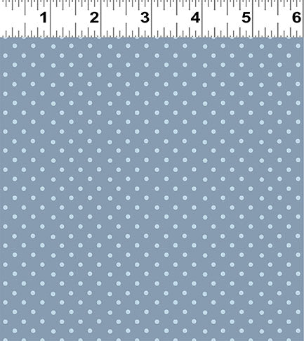Winter Gardens: SWISS DOT- DENIM Fabric by Meags & Me (1/2 yd.)
