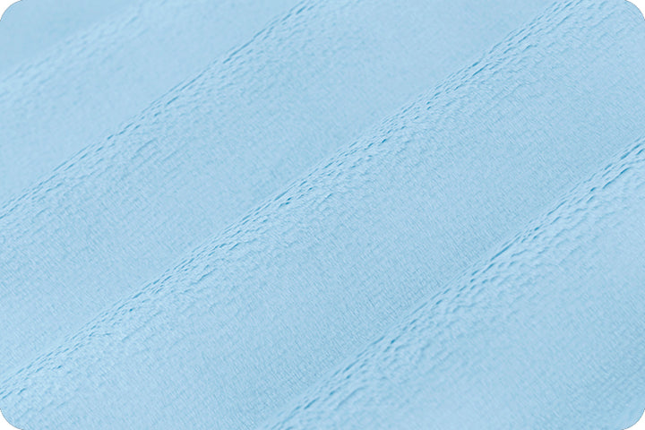 SOLID CUDDLE 3 - Extra Wide Minky: BABY BLUE (1 yd.) by Shannon Fabrics