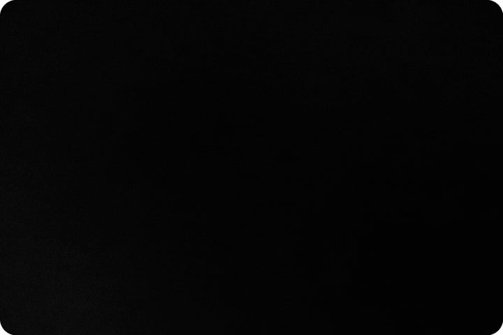 SOLID CUDDLE 3 - Extra Wide Minky: BLACK (1 yd.) by Shannon Fabrics