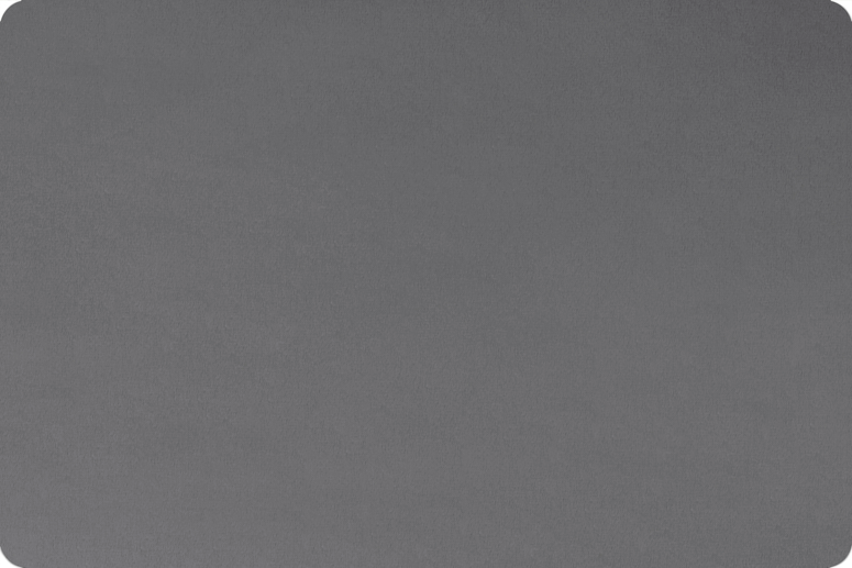 SOLID CUDDLE 3 - Extra Wide Minky: GRAPHITE (1 yd.) by Shannon Fabrics