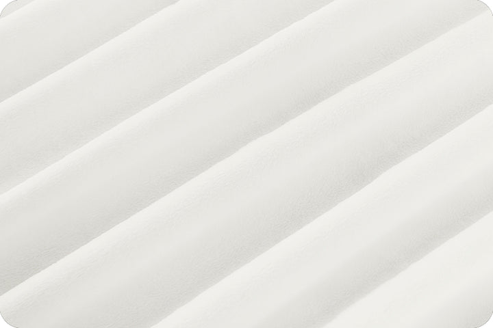 SOLID CUDDLE 3 - Extra Wide Minky: WHITE (1 yd.) by Shannon Fabrics