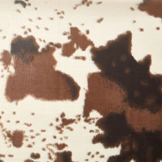 LUXE CUDDLE PONY - IVORY/BROWN (1 yd.) by Shannon Fabrics