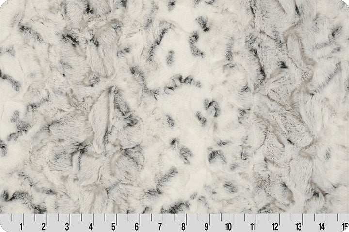 LUXE SNOWY OWL - ALLOY (1 yd.) by Shannon Fabrics