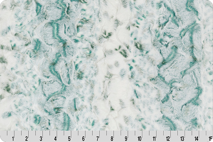LUXE SNOWY OWL - MALLARD (1 yd.) by Shannon Fabrics