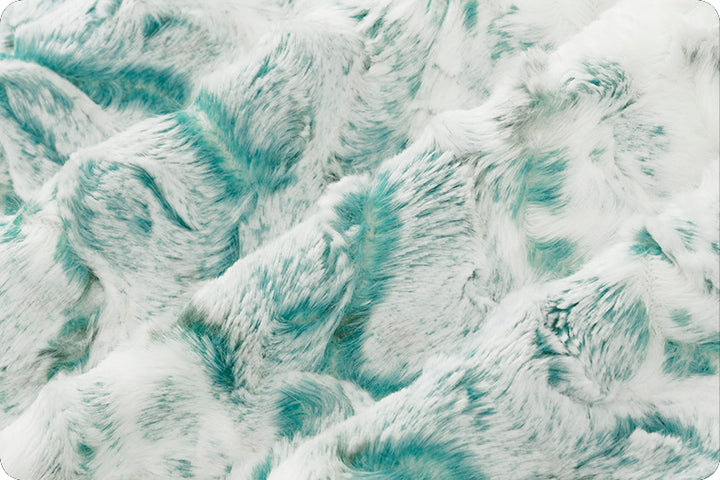 LUXE SNOWY OWL - MALLARD (1 yd.) by Shannon Fabrics