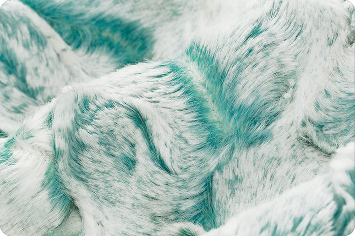 LUXE SNOWY OWL - MALLARD (1 yd.) by Shannon Fabrics