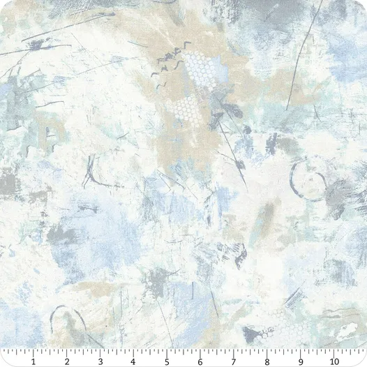 BLUE PAINT 108-Inch Wide Back Fabric (1 yd)