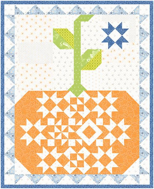 PUMPKIN & DENIM Quilt/Wallhanging Pattern by FIG TREE QUILTS