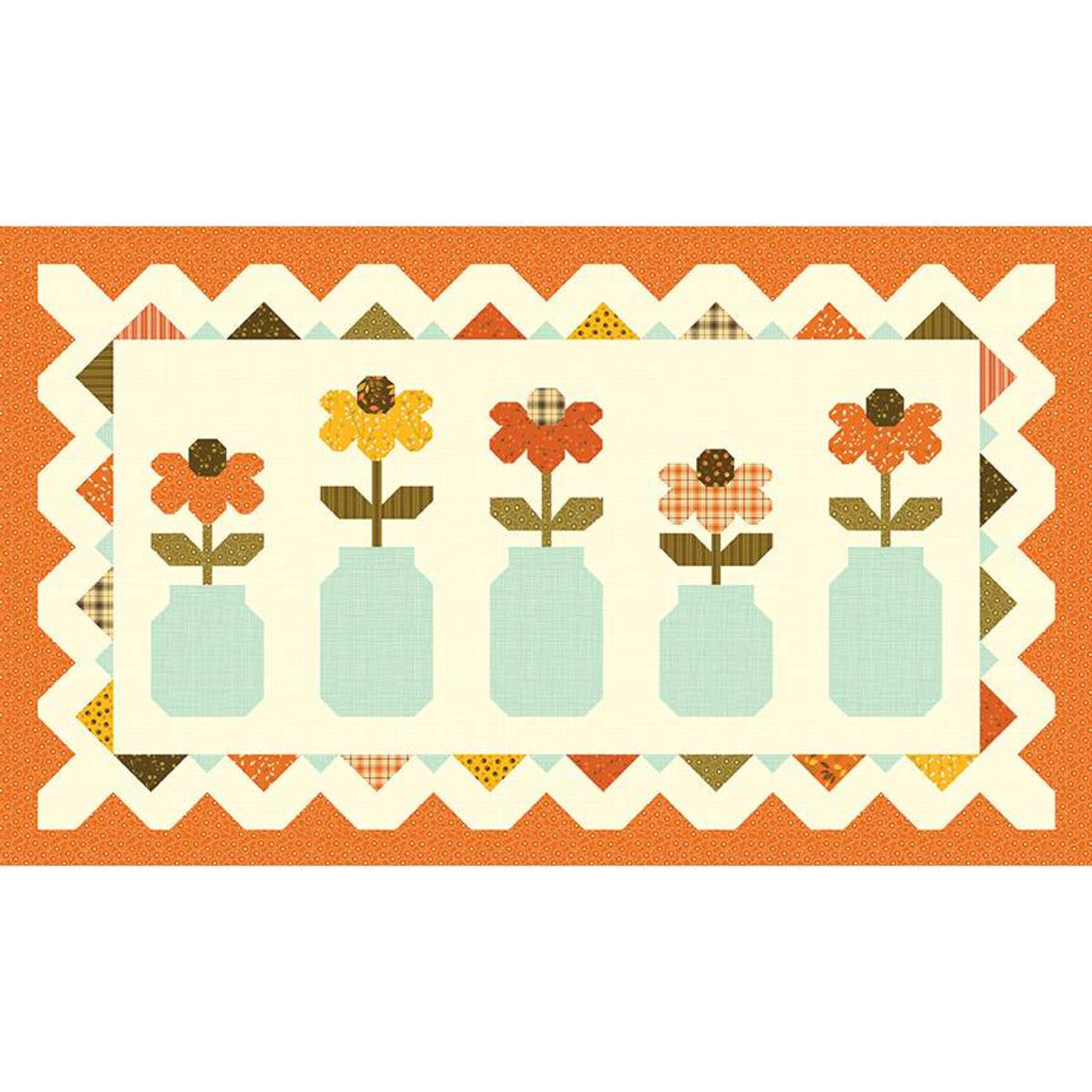 IN A FRUIT JAR Autumn Runner Boxed Kit by Sandy Gervais