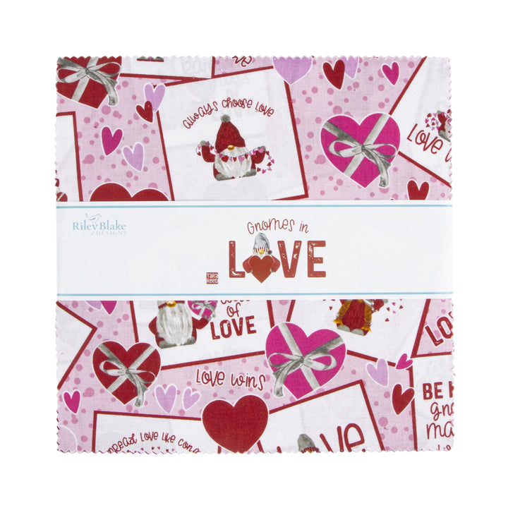 GNOMES IN LOVE Empileur 10" par TARA REED