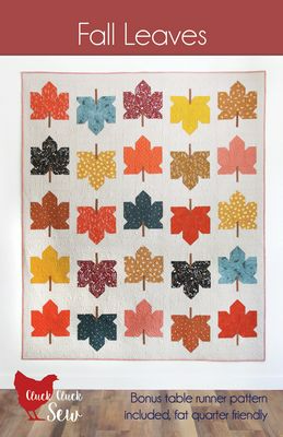 FALL LEAVES Quilt Pattern by Cluck Cluck Sew
