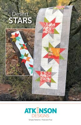 DESERT STARS Table Runner Pattern