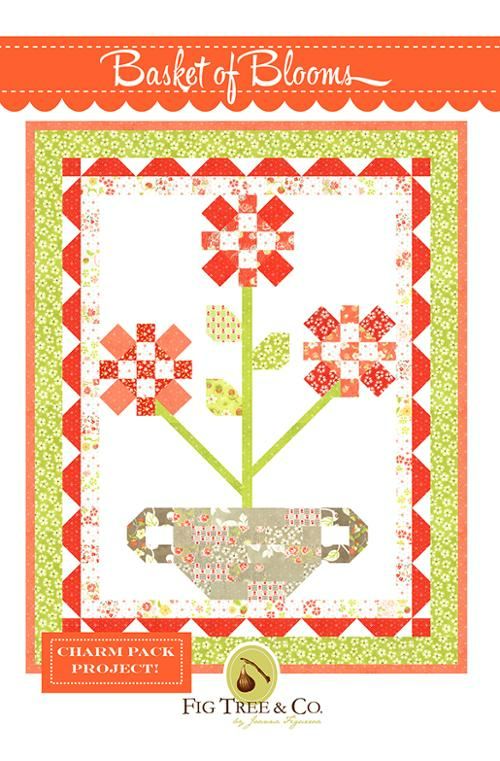 BASKET OF BLOOMS Pattern by Fig Tree & Co.