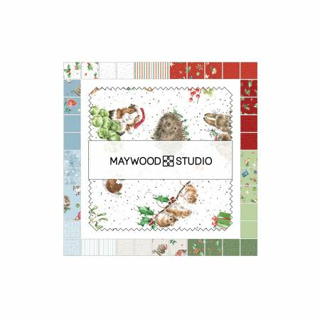 ONE SNOWY DAY 5" Charm Squares Precuts by HANNAH DALE