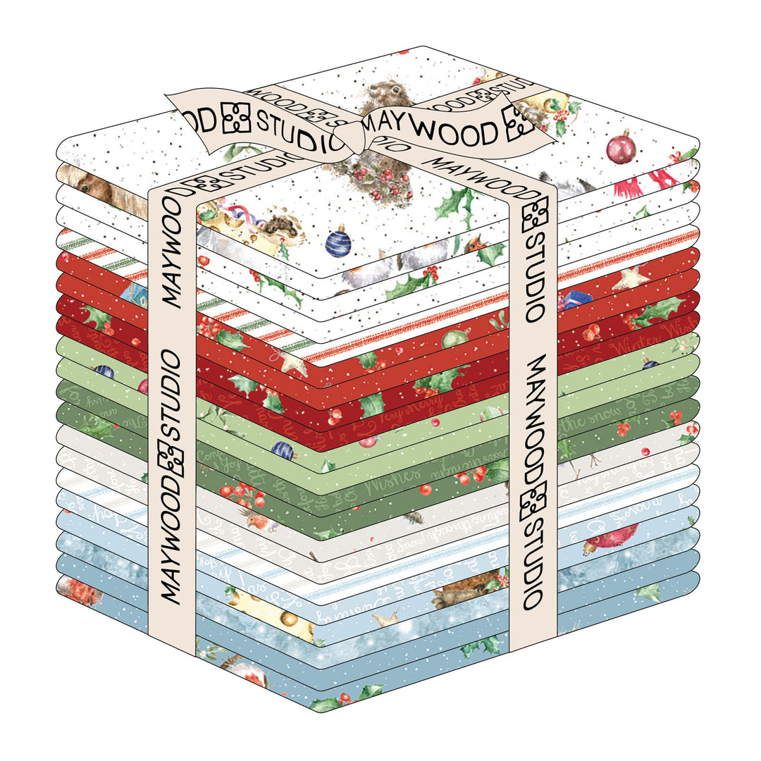 ONE SNOWY DAY Fat Quarter Bundle Precuts by HANNAH DALE