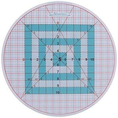MARTELLI 16" Round Cutting Mat 1-4in Gridded