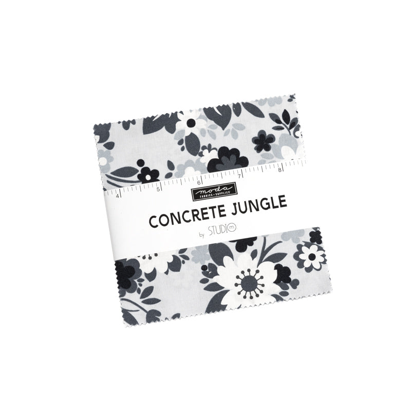 CONCRETE JUNGLE 5" Charm Pack Precuts