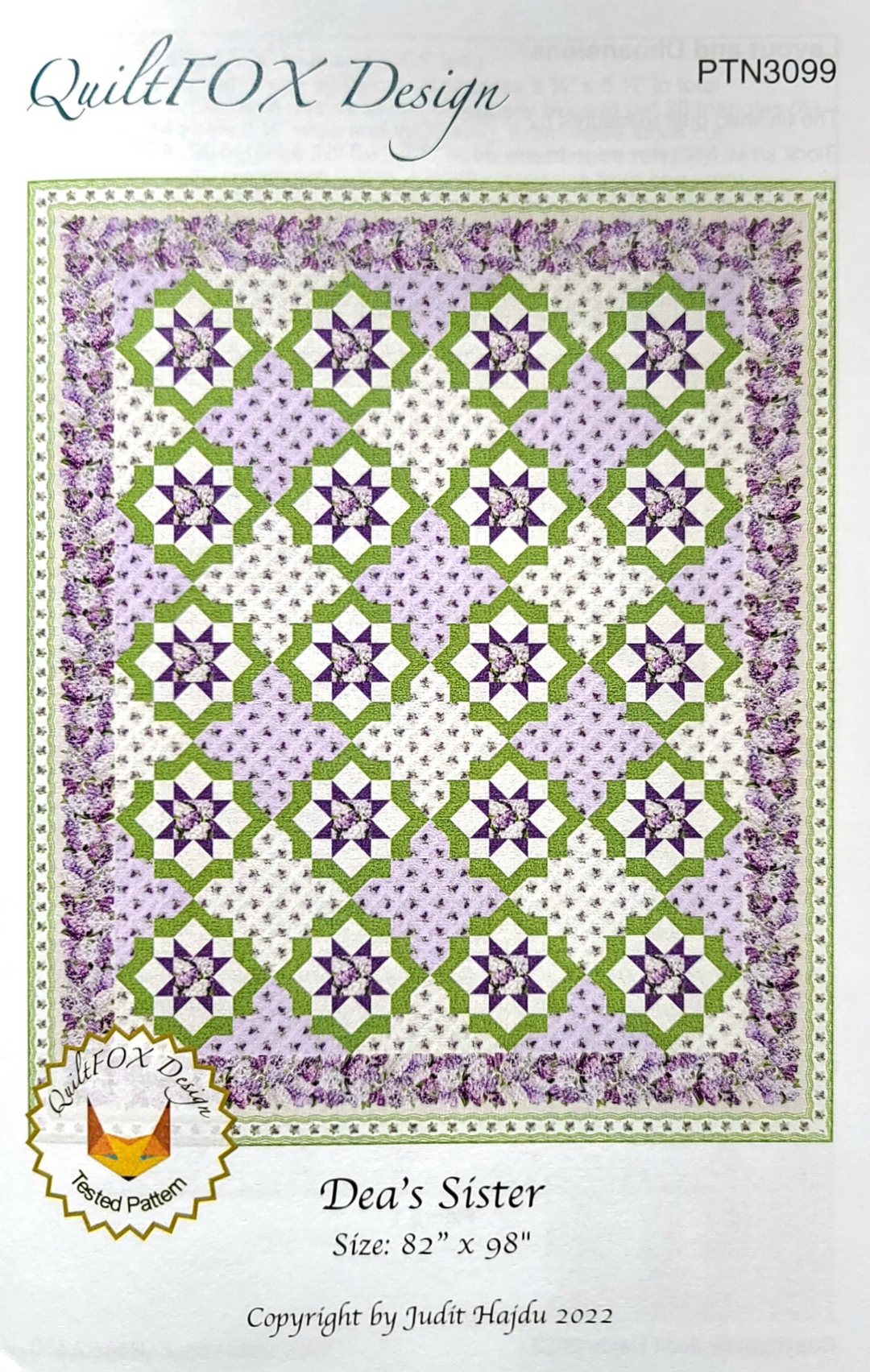 DEA'S SISTER Quilt Pattern