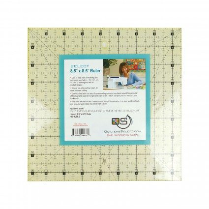 QUILTERS SELECT Regla antideslizante de 8.5"x8.5"