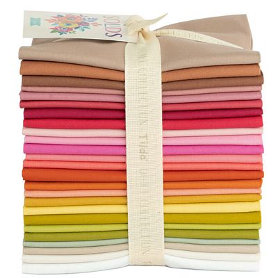 TILDA SOLIDS Fat Quarter Bundle - Warm
