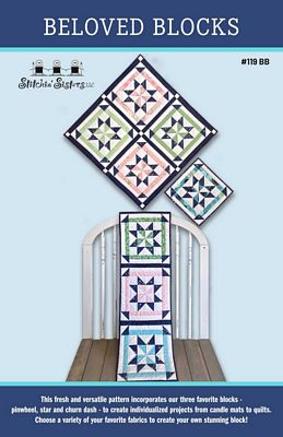 BELOVED BLOCKS Mini Quilt Topper- Table Runner Pattern