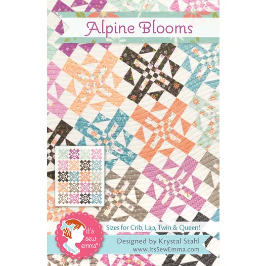 Modèle de courtepointe ALPINE BLOOMS