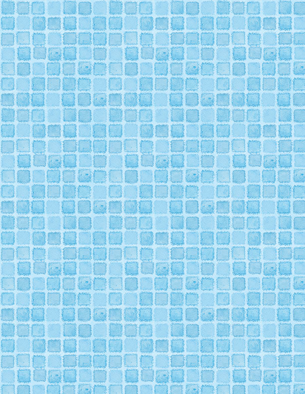 Gentle Meadow: CHECKER LIGHT BLUE Fabric (1/2 yd.)