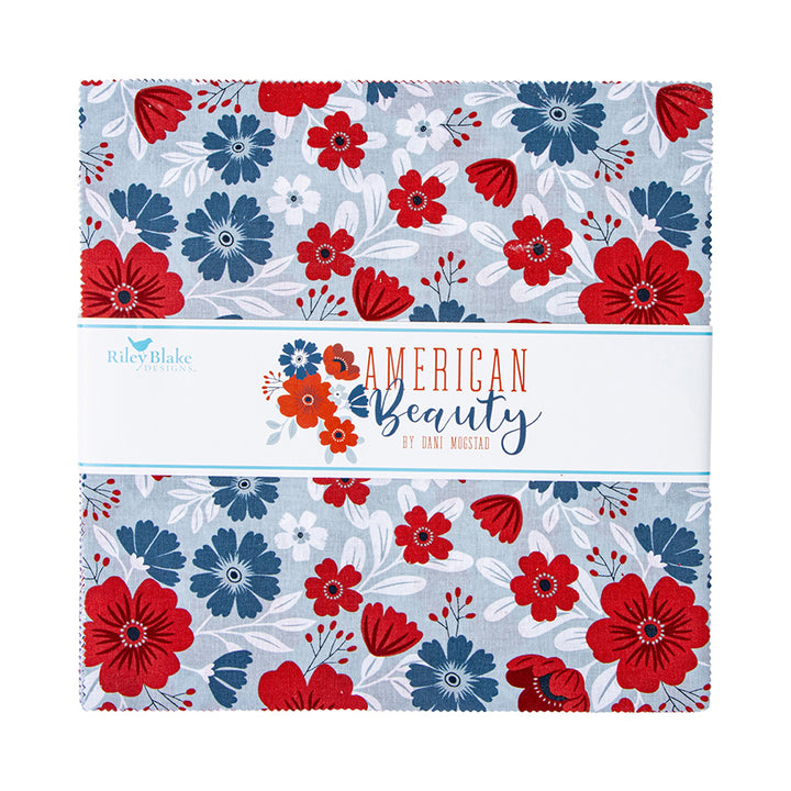 AMERICAN BEAUTY 10-Inch Stacker Precuts by DANI MOGSTAD