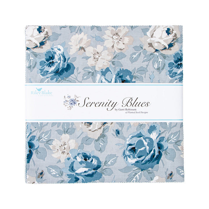 SERENITY BLUES 10-Inch Stacker Precuts by Gerri Robinson