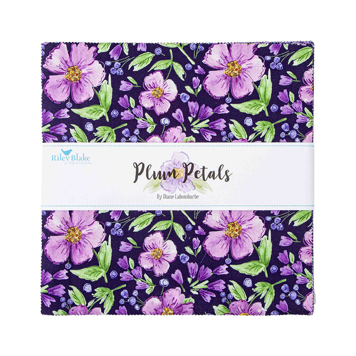 PLUM PETALS 10-Inch Stacker Precuts