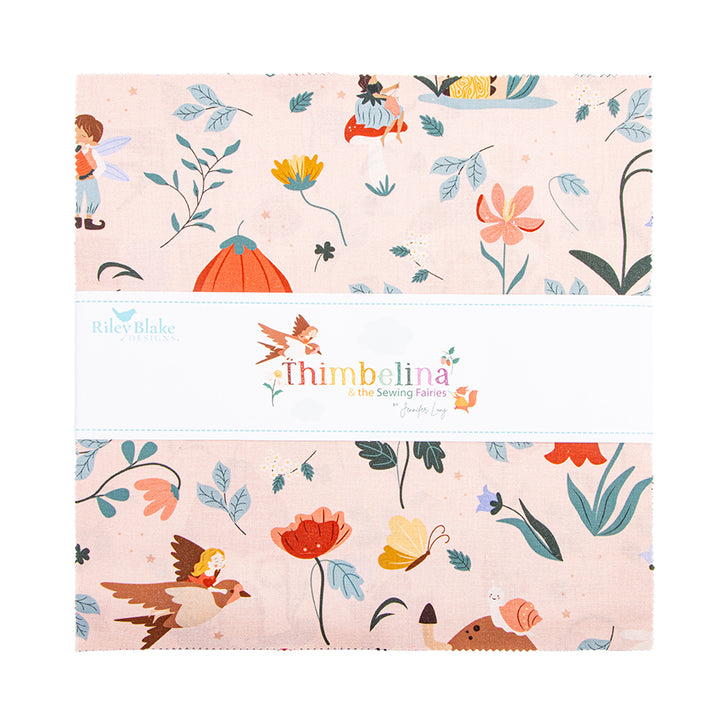 THIMBELINA & The SEWING FAIRIES 10-Inch Stacker Precuts by Jennifer Long