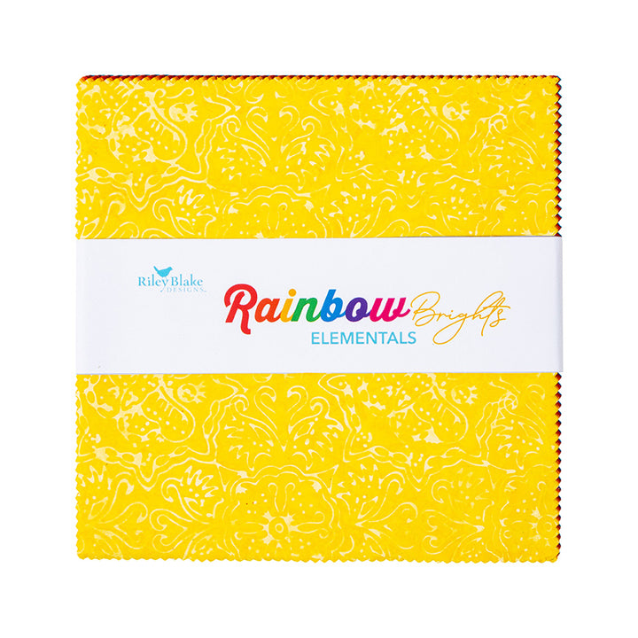 Batik Elementals RAINBOW BRIGHTS 10-Inch Stacker Precuts