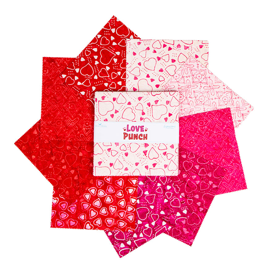 Expressions Batiks LOVE PUNCH 10-Inch Stacker Precuts