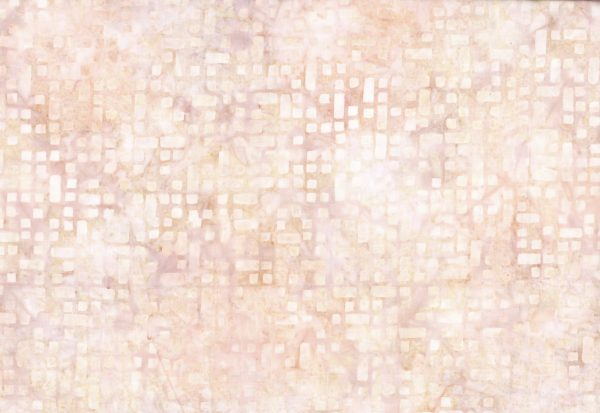 Desert Blossom: BRICKS LIGHT ORANGE Cotton Batik (1/2 yd)