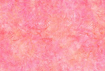 Desert Blossom: FANS PINK Cotton Batik Fabric (1/2 yd)