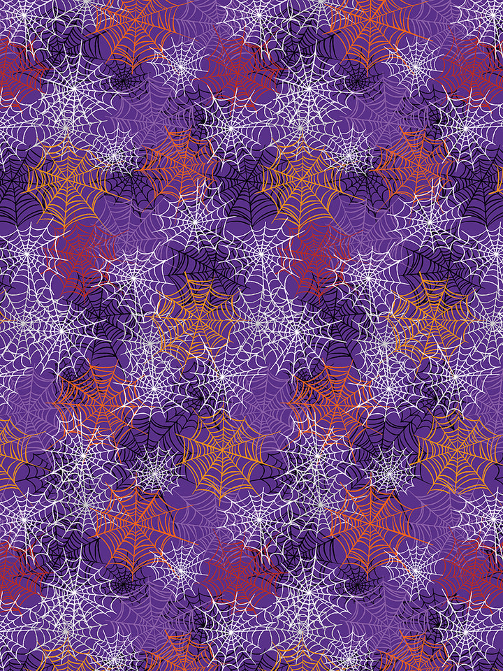 FOUR SQUARED Halloween Quilt Kit featuring the Happy Hauntings Collection