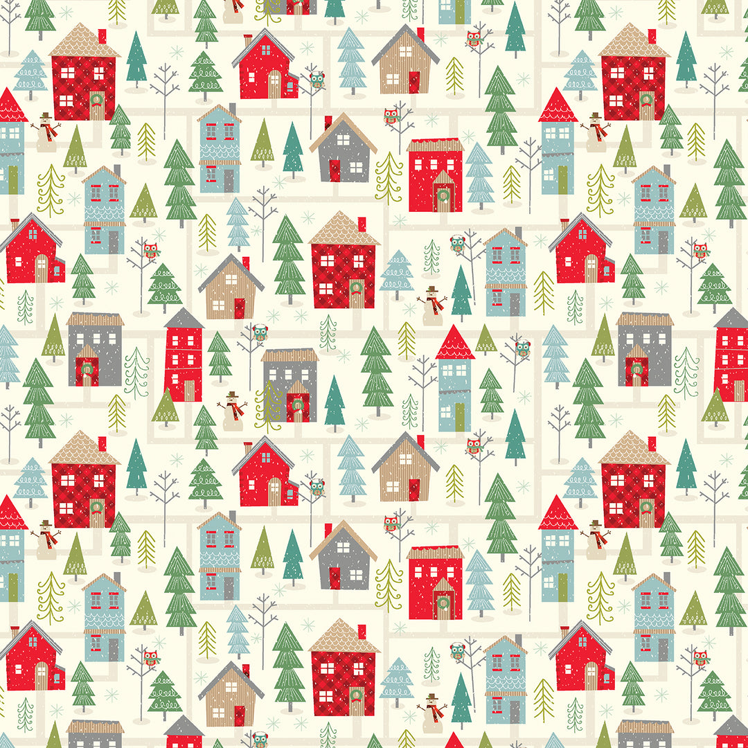 Owl Be Home For Christmas Fat Quarter Bundle Precuts