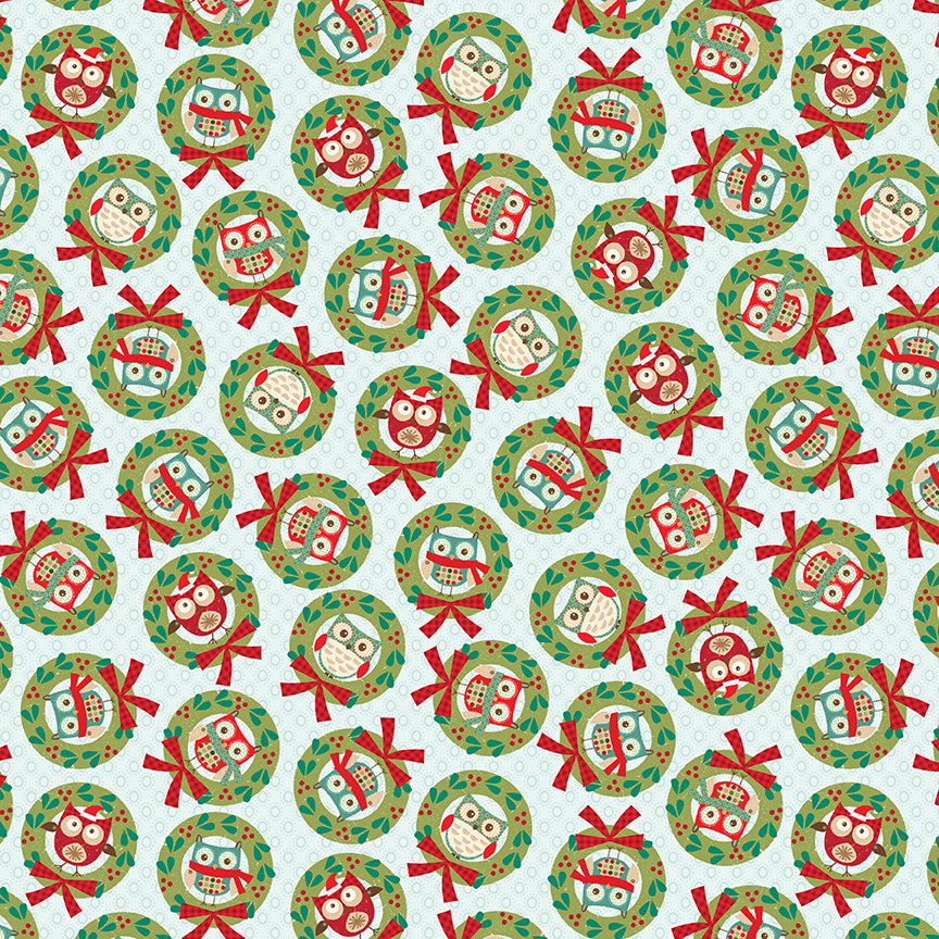 Owl Be Home For Christmas Fat Quarter Bundle Precuts