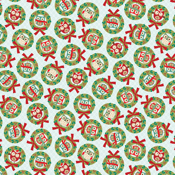 Owl Be Home For Christmas Fat Quarter Bundle Precuts
