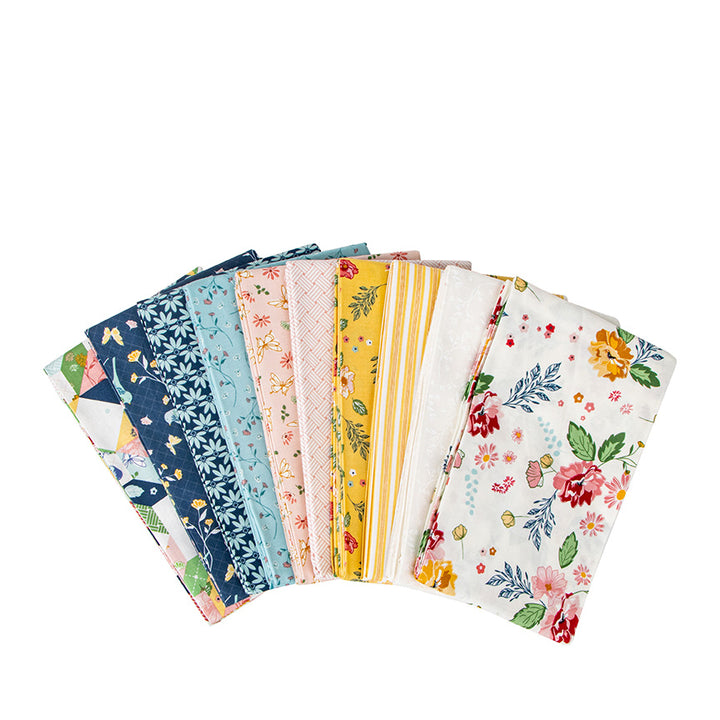 MELODY LANE Boxed Quilt Kit by Flamingo Toes Quilting