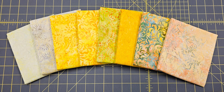 YELLOWS & ORANGES Expressions Batik Half Yard Bundle by Riley Blake