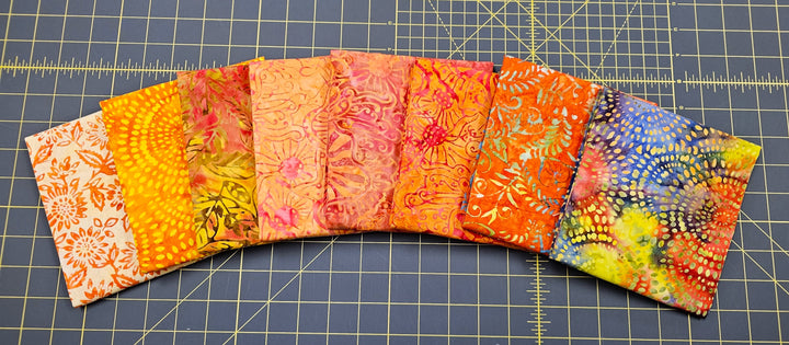 YELLOWS & ORANGES Expressions Batik Fat Quarter Bundle by Riley Blake