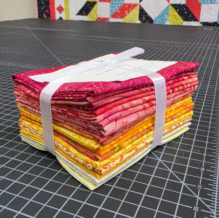 SUNRISE Batiks Fat Quarter Bundle - 14 FQs