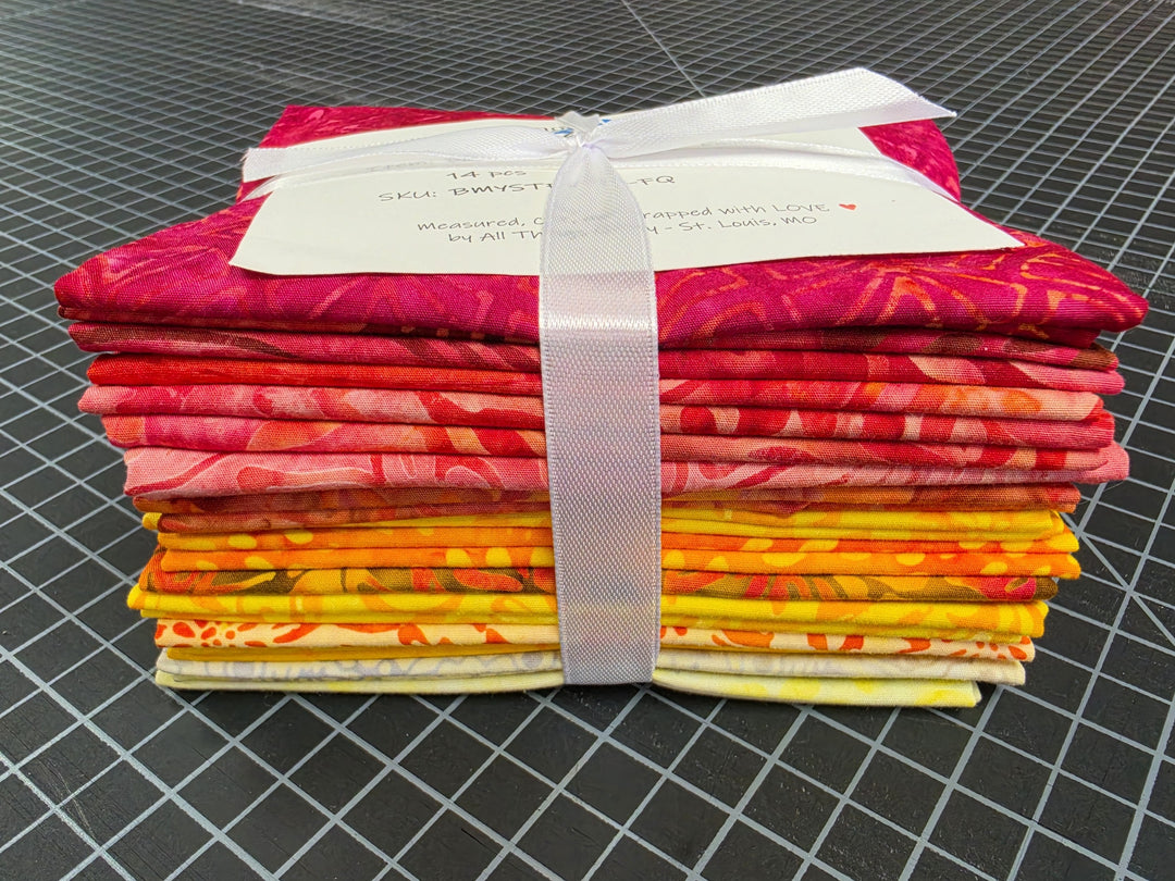 SUNRISE Batiks Fat Quarter Bundle - 14 FQs