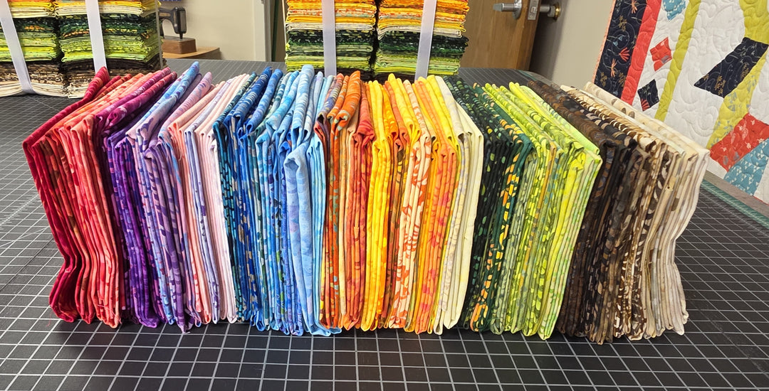 RAINBOW Batiks Fat Quarter Bundle - 69 FQs