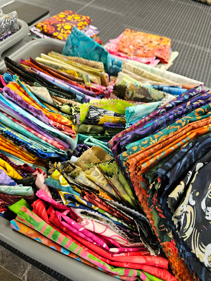 1.5 lb. ALL BATIK Mystery Scrap Bags