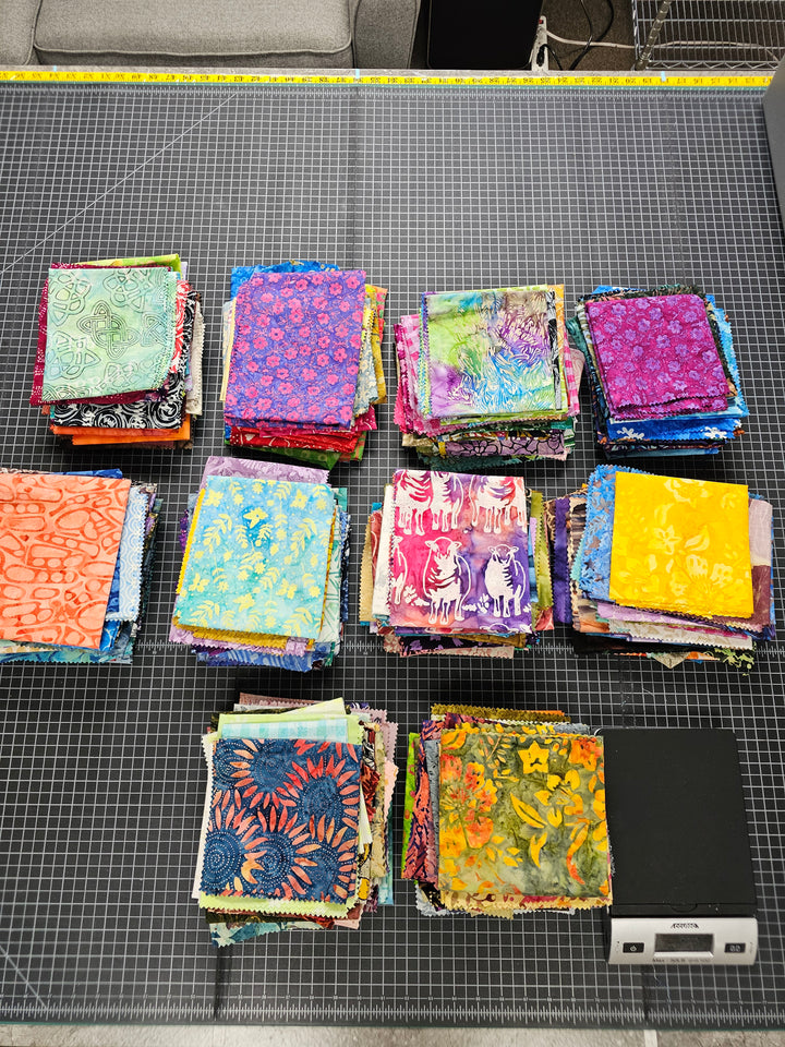 1.5 lb. ALL BATIK Mystery Scrap Bags