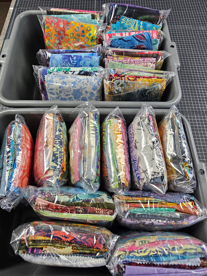1.5 lb. ALL BATIK Mystery Scrap Bags
