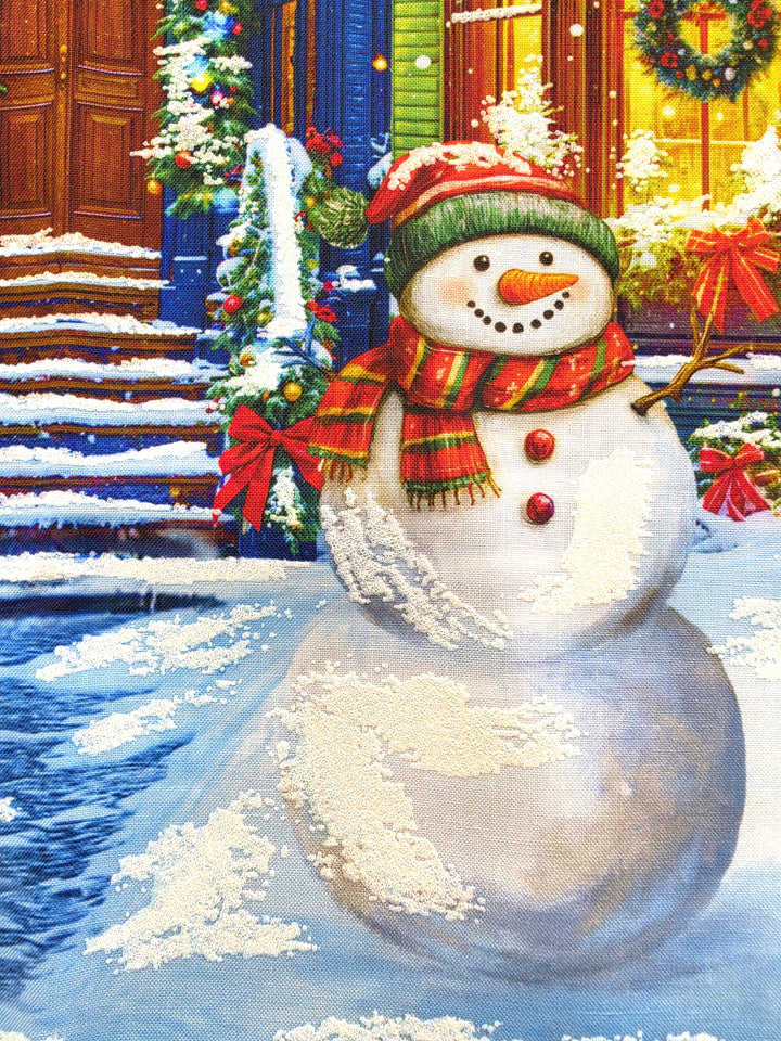 Winter Wonder: WINTER TOWN MULTI Panel fabric by Windham Fabrics